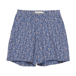 Lotus and Country Blue Floral Short Set