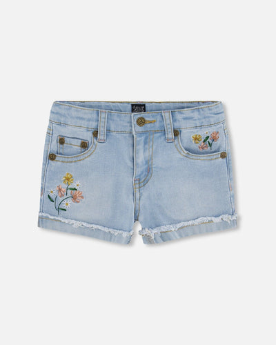 DPD24 Jean Shorts with Embroidery