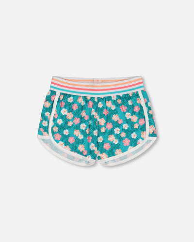 DPD24 Printed Hibiscus Shorts