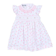 Tessas Classic Smocked Printed Flutters Dress