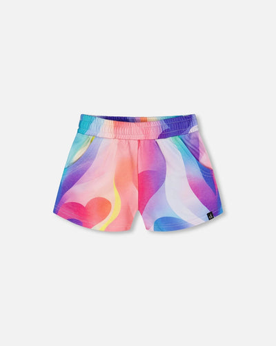 DPD24 Printed Heart Terry Shorts
