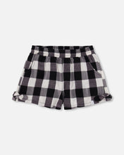DPD24 Black and White Check Shorts