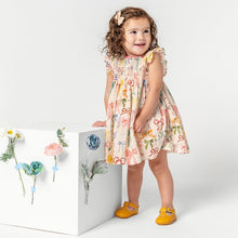 Baby Stevie Dress in Watercolor Bows