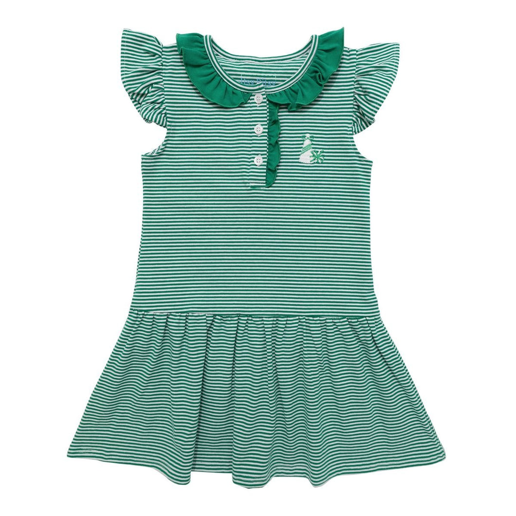 IB25 Green Game Day Dress