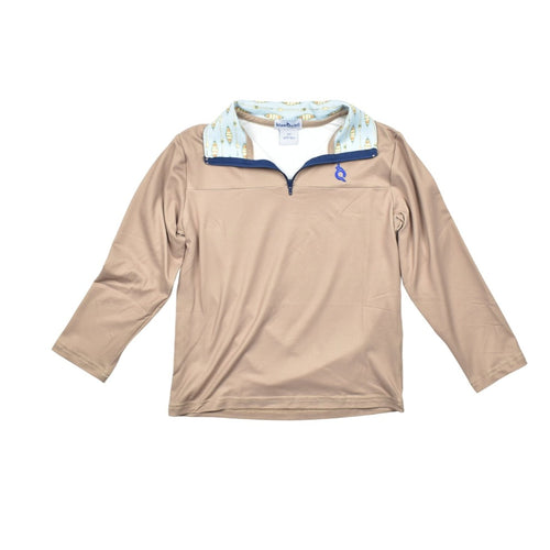 BQ25 Khaki Catch of the Day Quarter Zip