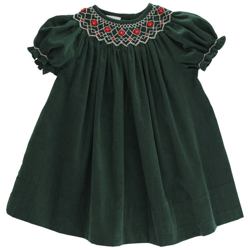 BB25 Forest Bishop Smocked Dress