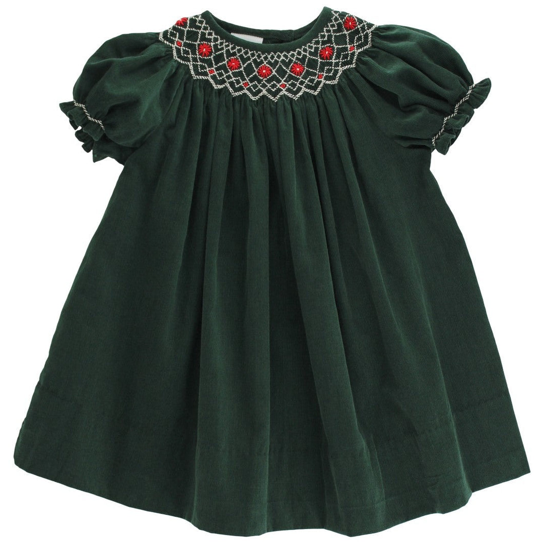 BB25 Forest Bishop Smocked Dress