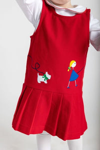 FE25 Girl Walking Dog Set