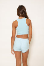 Cool Blue French Terry Butterfly Shorts