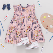 Girls Stevie Dress - Tiny Artist