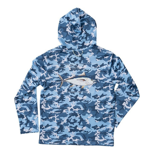 PD24 Blue Camo Performance Hoodie