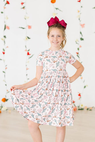 MR25 Cactus Cowgirl Twirl Dress