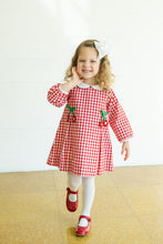 FE25 Check Dress with Flowers