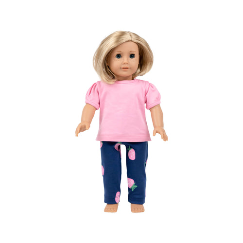 Dolly's Penny's & Mitzy Sue Set Hamptons Hot Pink With Sanibel Strawberry