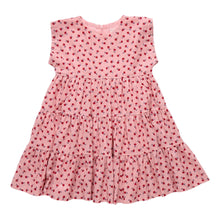 PC25 Pink Tiny Roses Peachy Dress