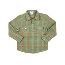 BQ25 Deer Camp Plaid Pearl Snap Flannel