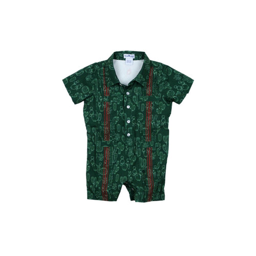 BQ25 Feliz Navidad Guayabera Romper
