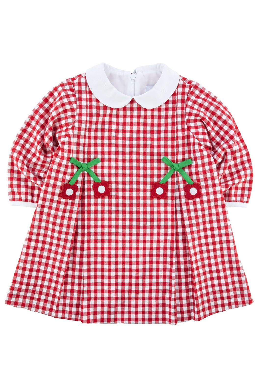 FE25 Check Dress with Flowers