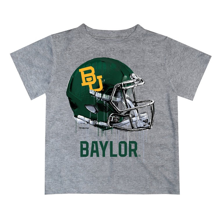 Baylor Dripping Helmet Tee