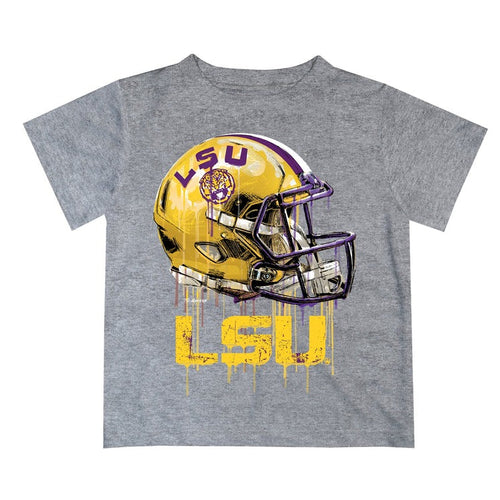 LSU Dripping Helmet Tee