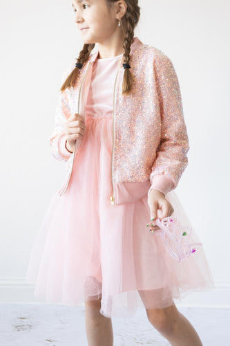 MR25 Peach Sequin Jacket