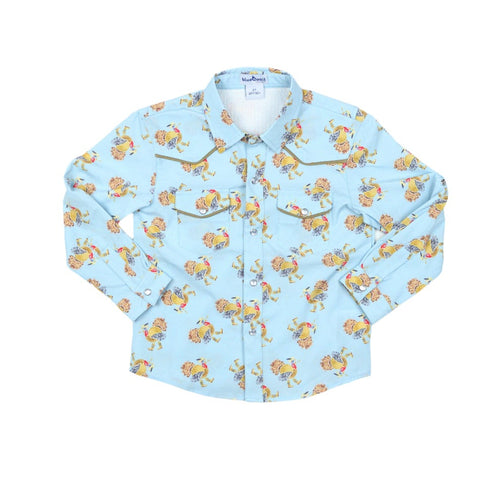BQ25 Turkeys Pearl Snap Shirt