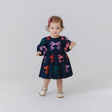 PC25 Multi Bow Applique Baby Brooke Dress
