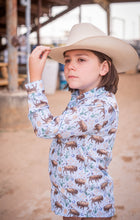 BQ25 Western Buffalo Pearl Snap Shirt