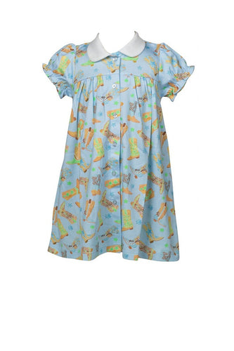 TPP25 Boots Button Front Dress