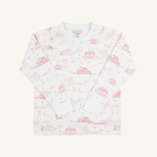 TBBC25 Cassidy Crewneck in York Town Toile