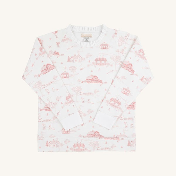 TBBC25 Cassidy Crewneck in York Town Toile