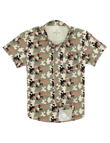 PT25 Woodland Camo Field Shirt