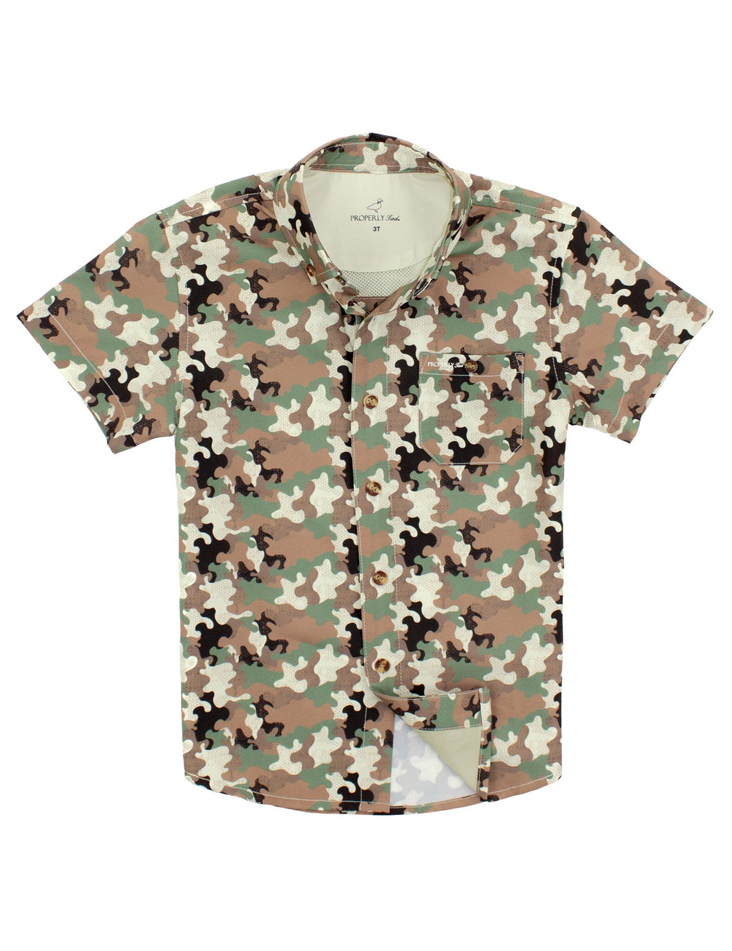 PT25 Woodland Camo Field Shirt