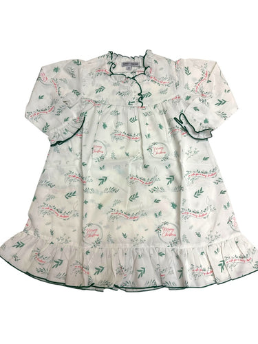 SD25 Merry Christmas Print Gown