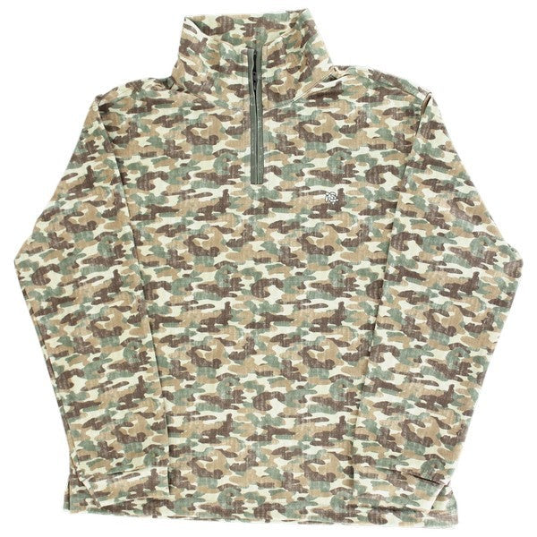 BB24 Camo Performance Half Zip