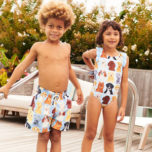 PC25 Watercolor Dogs Trunks