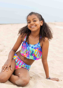 FE25 Tie Dye Flutter Bikini