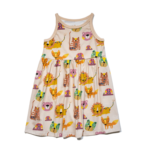 A&A25 Forest Friends Sage Dress