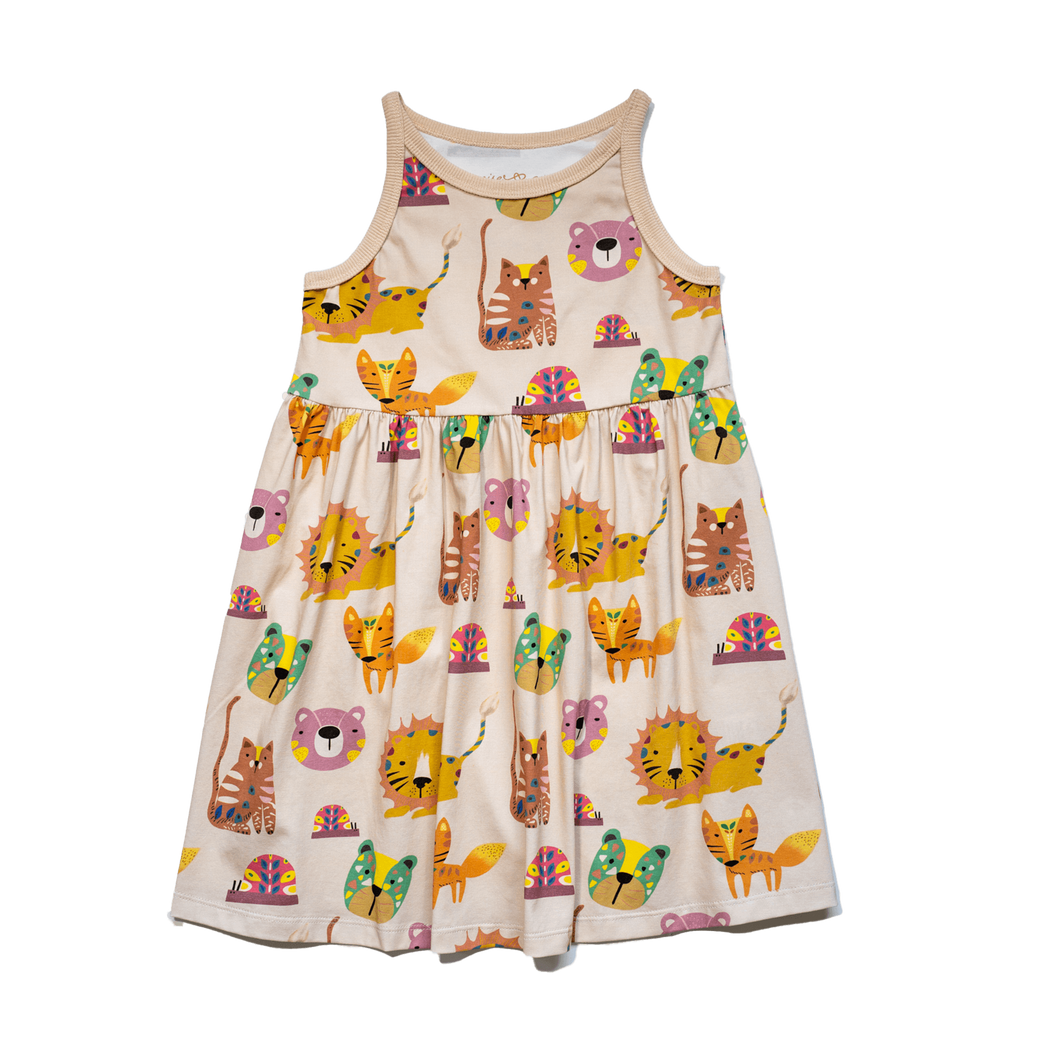 A&A25 Forest Friends Sage Dress