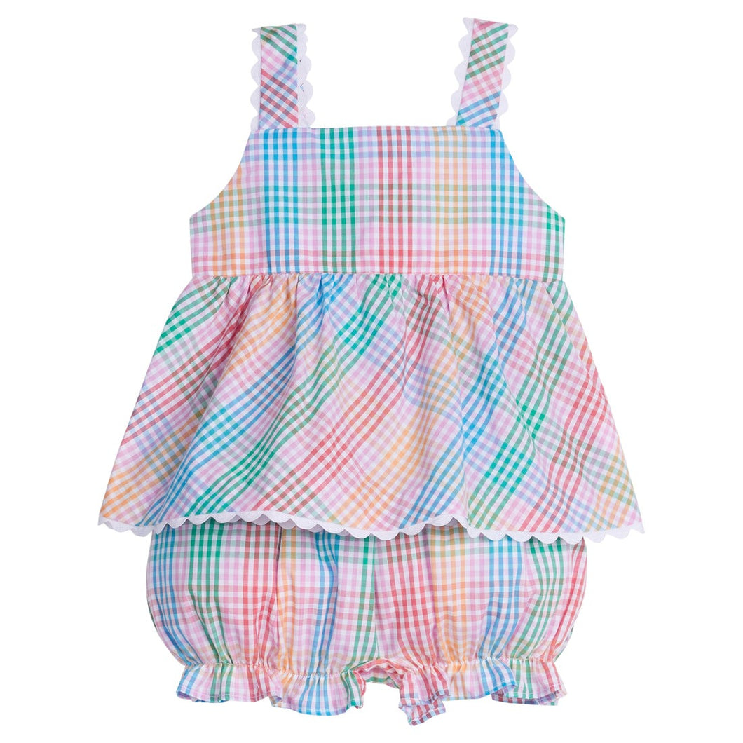 LE25 Evie Bloomer Set in Preppy Plaid