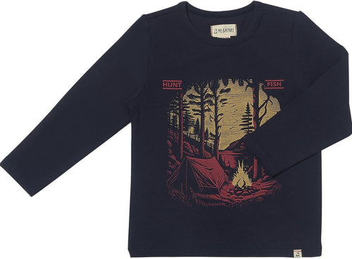 MH24 Navy Camping Tee