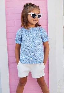 BSB25 White Basic Shorts