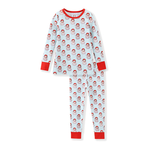 SWB24 Blue Vintage Santa PJs