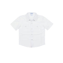 BQ24 White Pearl Snap Shirt