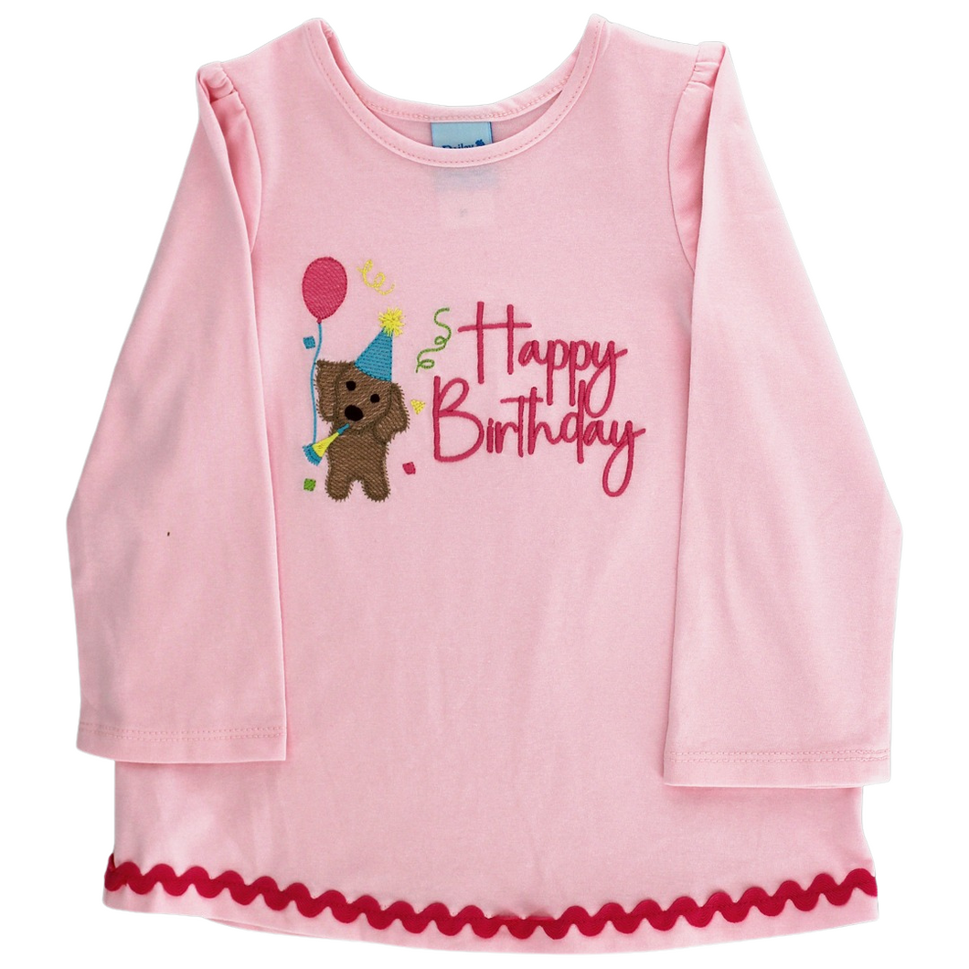 BB24 Girls Happy Birthday Tee