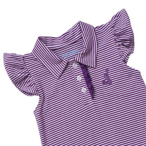 Purple Game Day Polo Dress