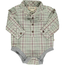 MH24 Green Plaid Jasper Onesie