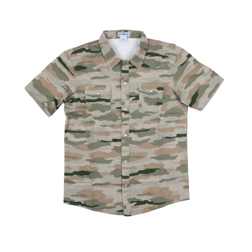 BQ25 Classic Camo Pearl Snap Shirt