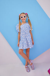 BSB25 Matisse Blooms Asymmetrical Dress