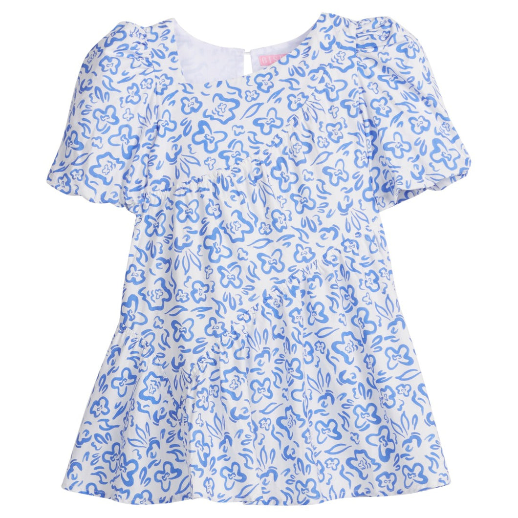 BSB25 Matisse Blooms Asymmetrical Dress